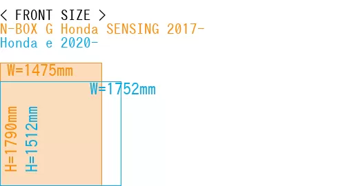 #N-BOX G Honda SENSING 2017- + Honda e 2020-